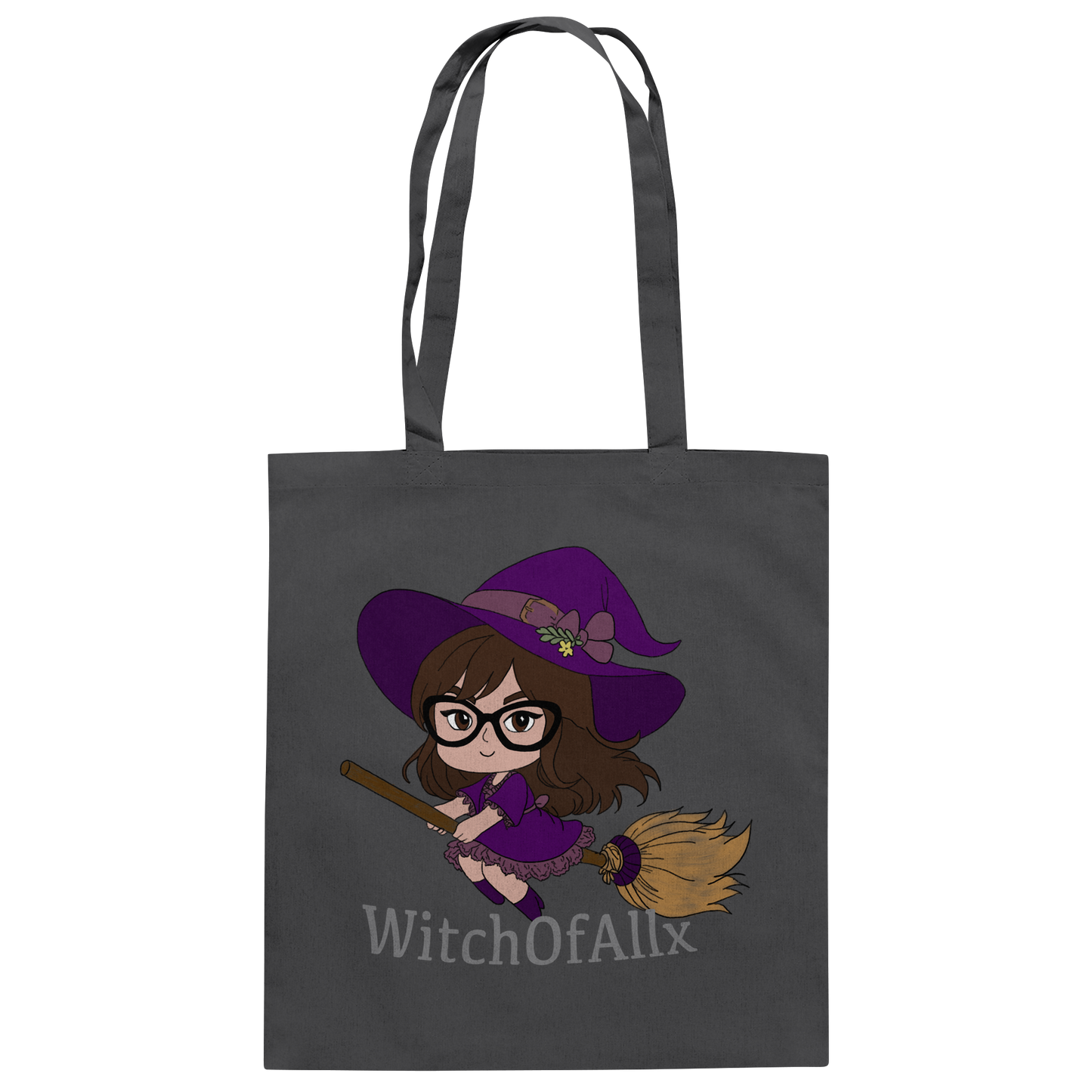 WitchOfAllx Besen - Baumwolltasche