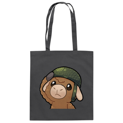 Flauschig Salute - Baumwolltasche