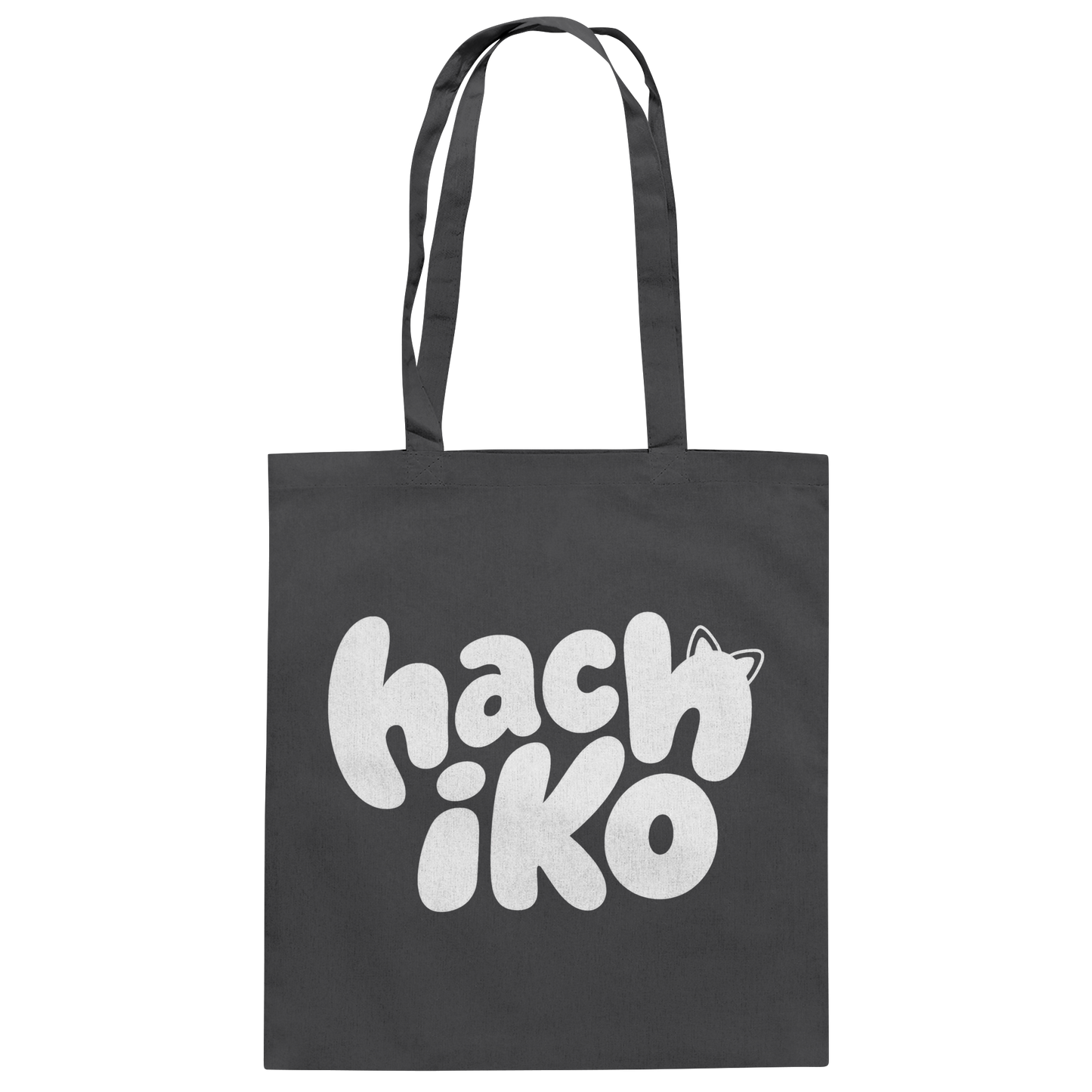 Hachiko Logo 2 - Baumwolltasche