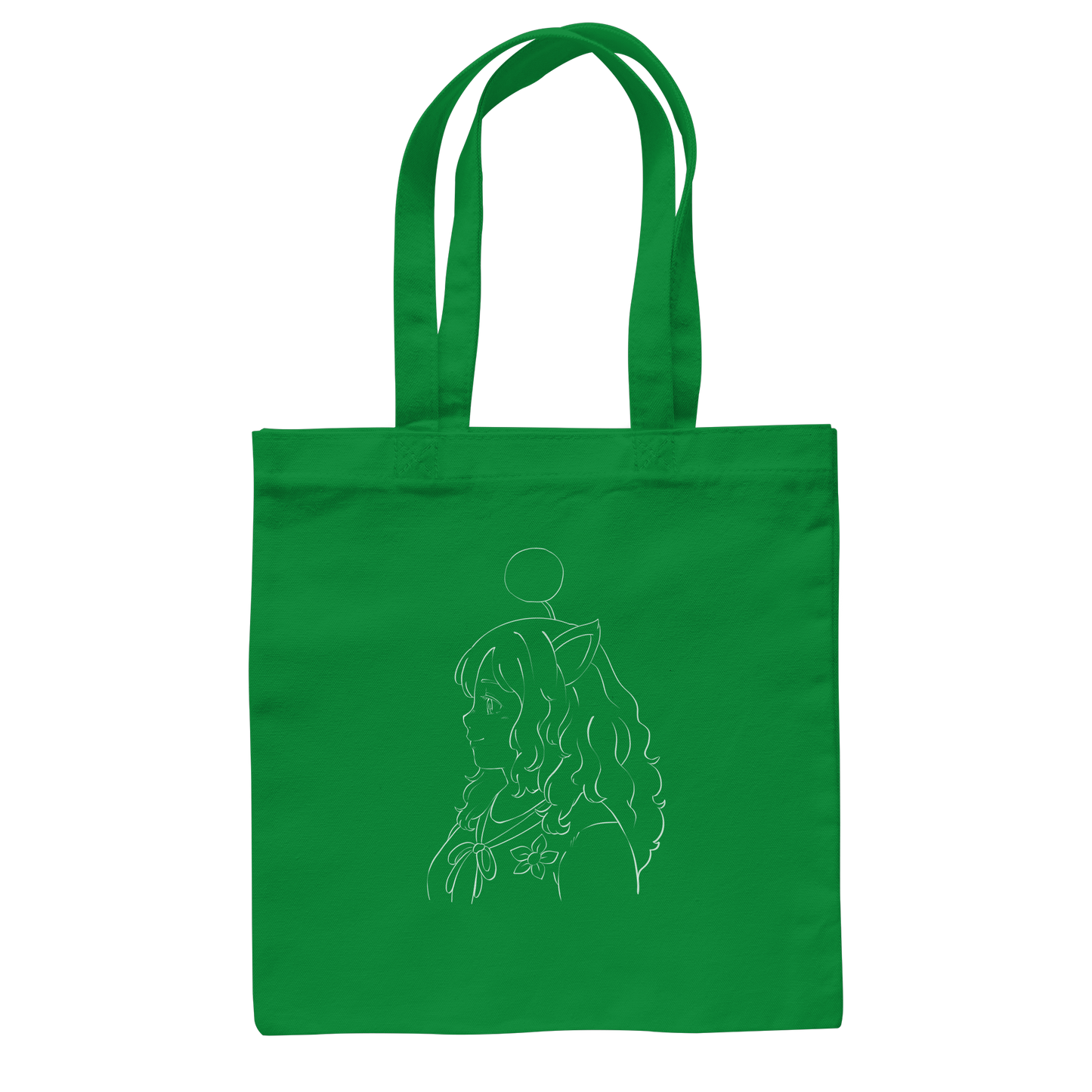 Miss_Moogle Logo Outline - Baumwolltasche
