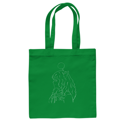 Miss_Moogle Logo Outline - Baumwolltasche