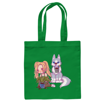 StaceyLucia Wolf Chibi - Baumwolltasche