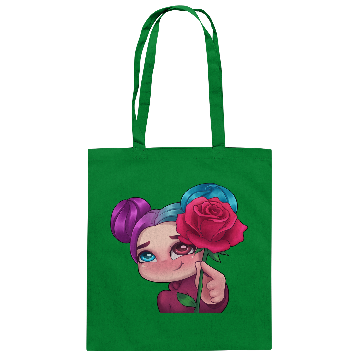 xLadyLikex Blume - Baumwolltasche