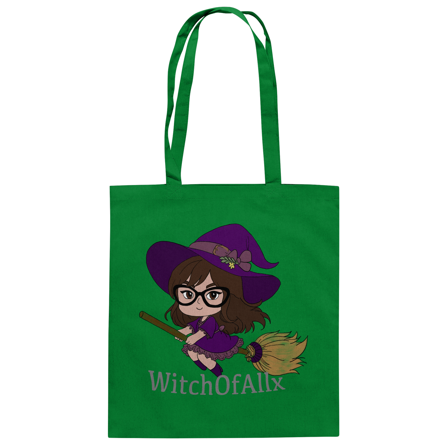 WitchOfAllx Besen - Baumwolltasche