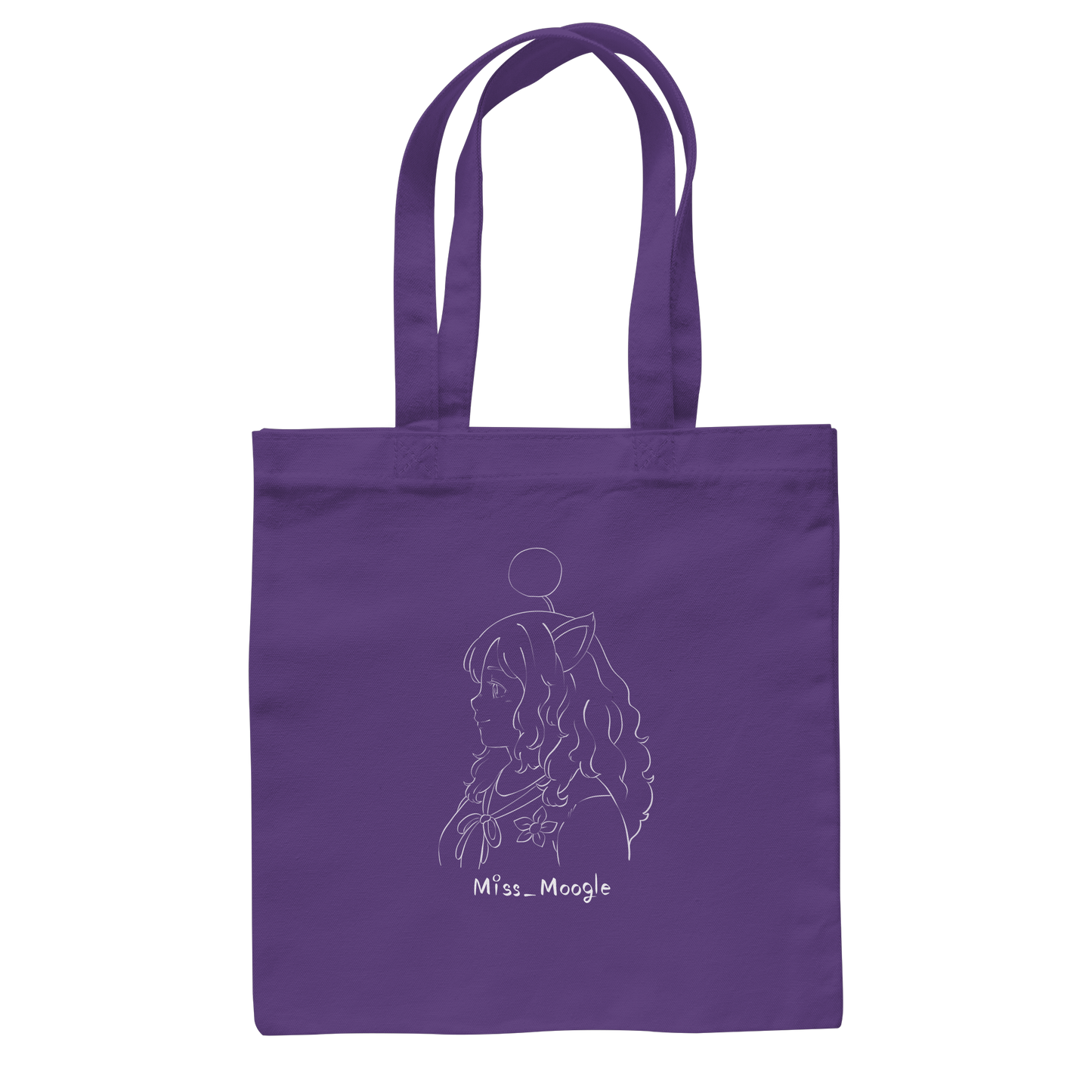 Miss_Moogle Logo Sign - Baumwolltasche