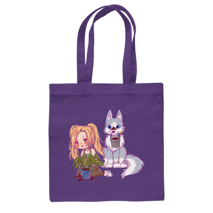 StaceyLucia Wolf Chibi - Baumwolltasche