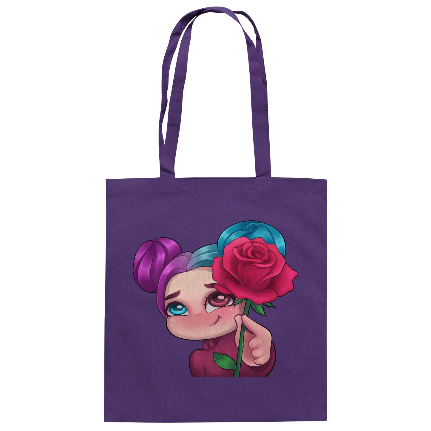 xLadyLikex Blume - Baumwolltasche