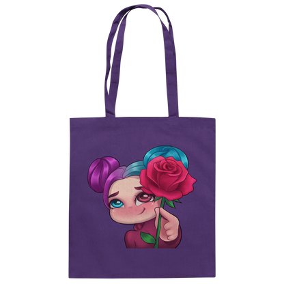 xLadyLikex Blume - Baumwolltasche