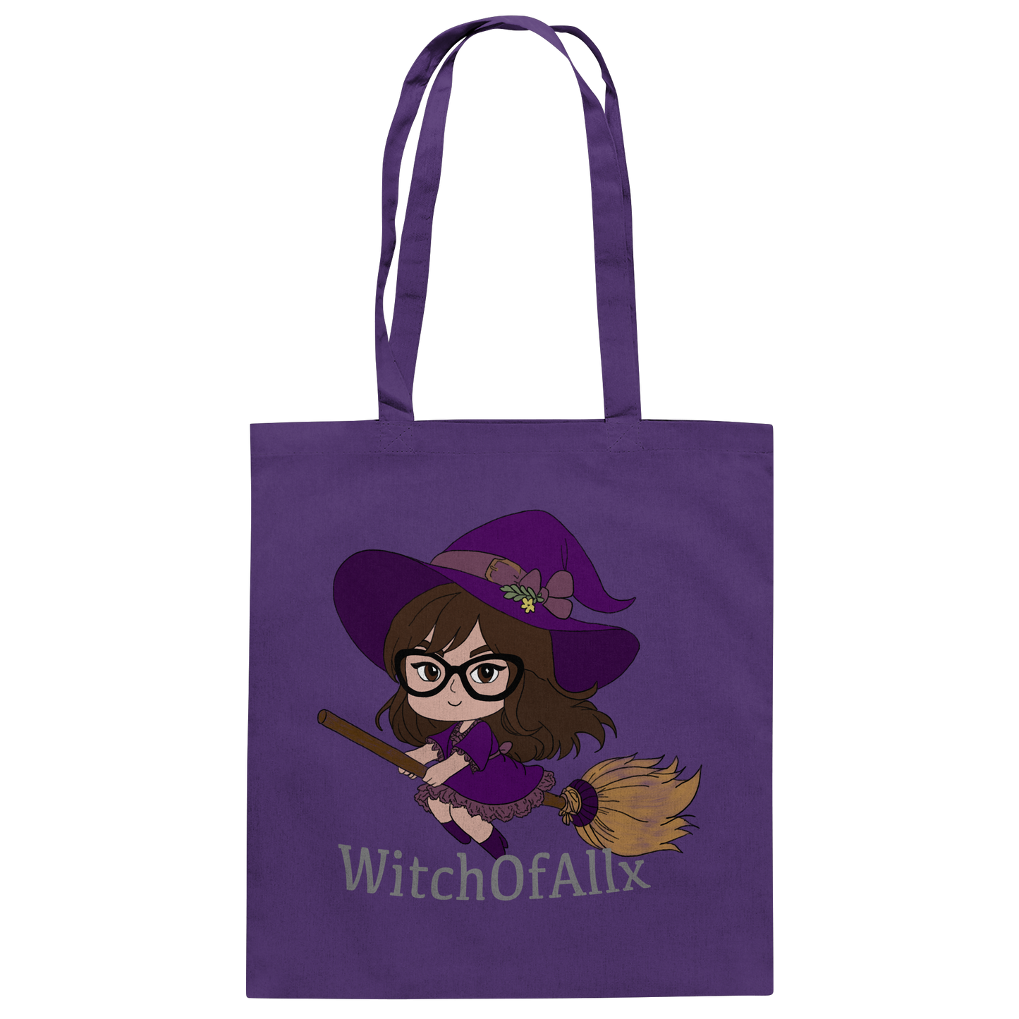 WitchOfAllx Besen - Baumwolltasche