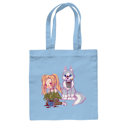 StaceyLucia Wolf Chibi - Baumwolltasche