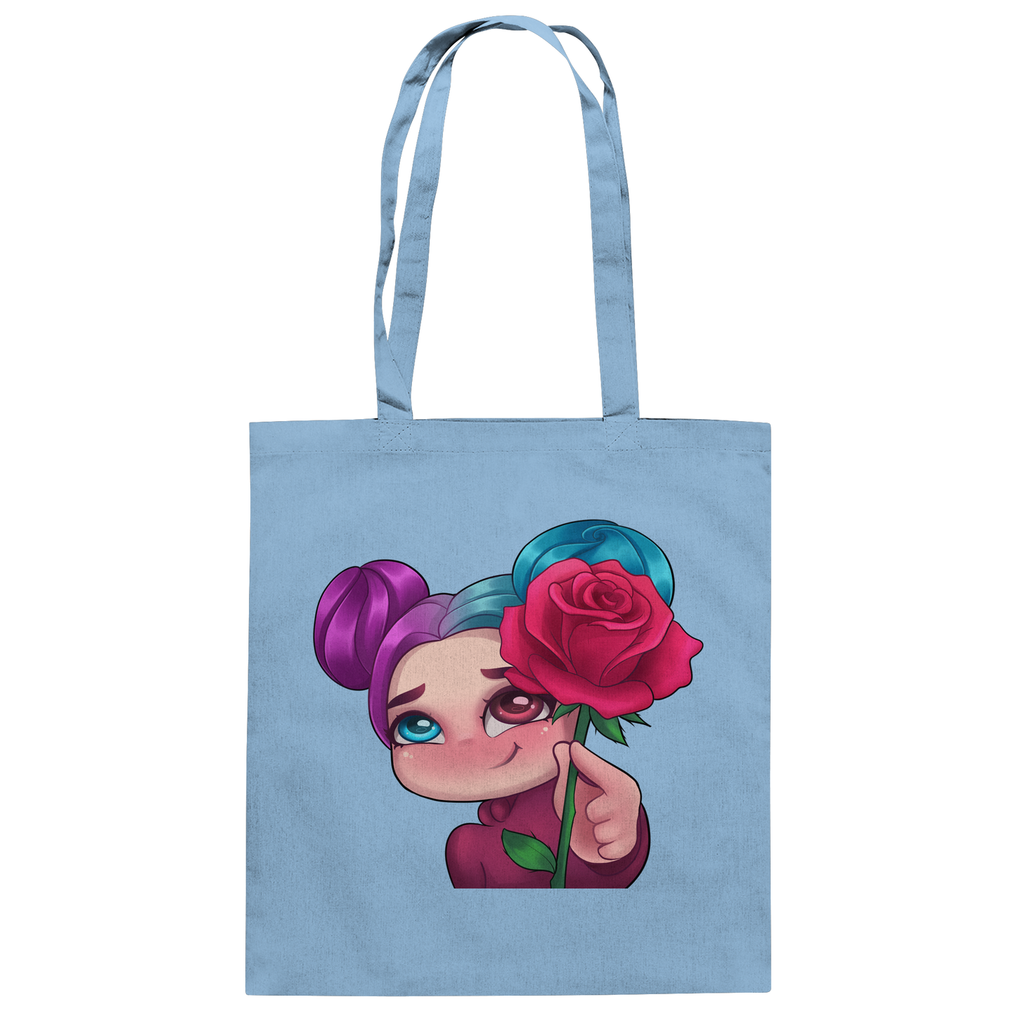 xLadyLikex Blume - Baumwolltasche