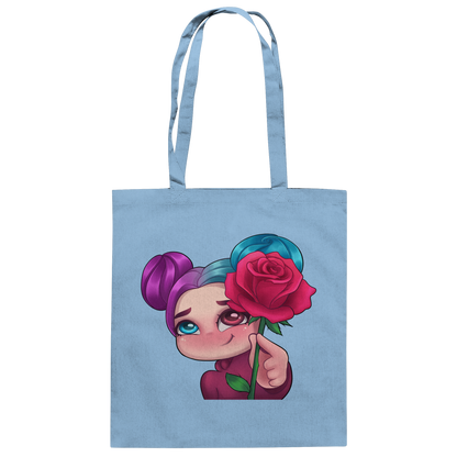 xLadyLikex Blume - Baumwolltasche