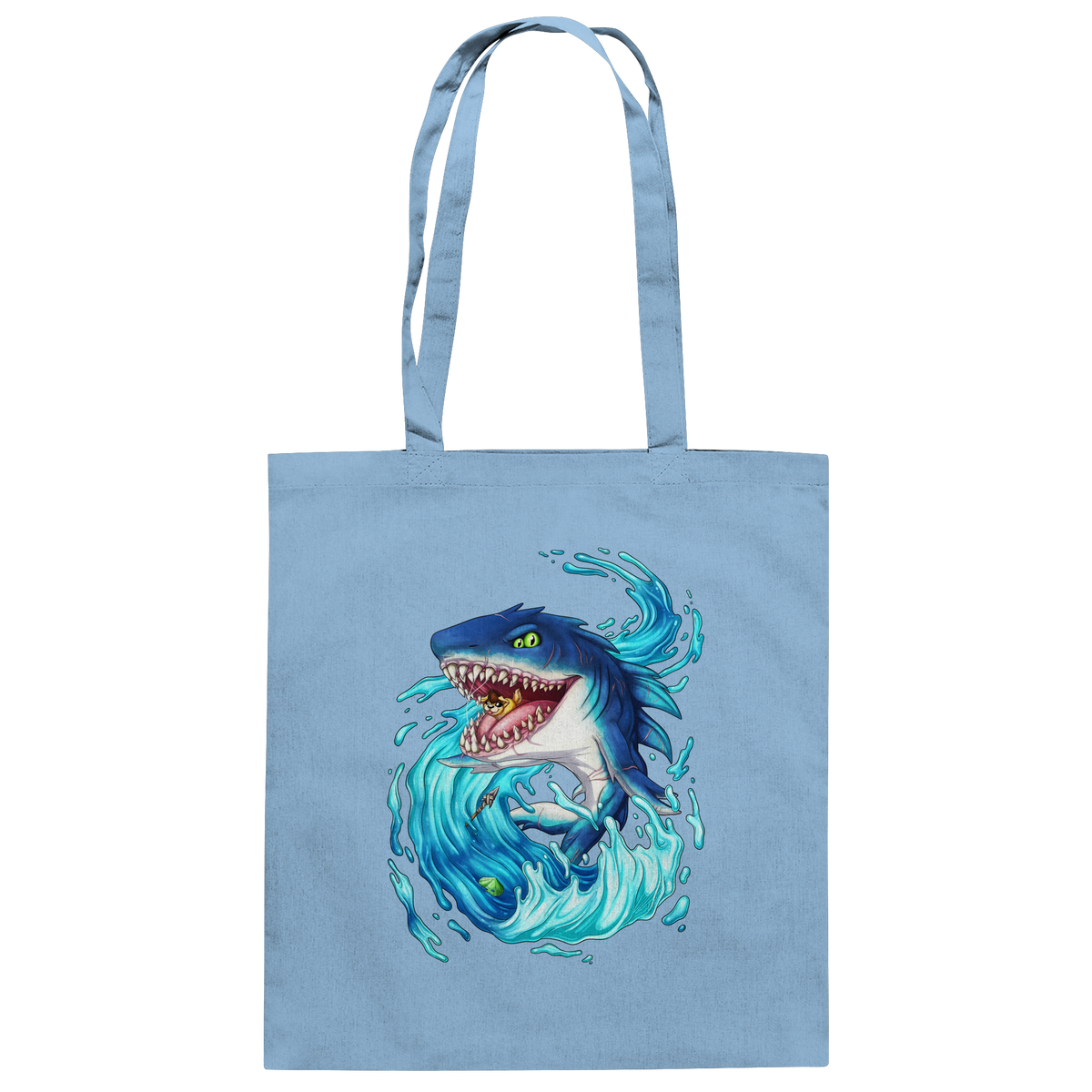 LupiArts Megalodon Hungering - Baumwolltasche