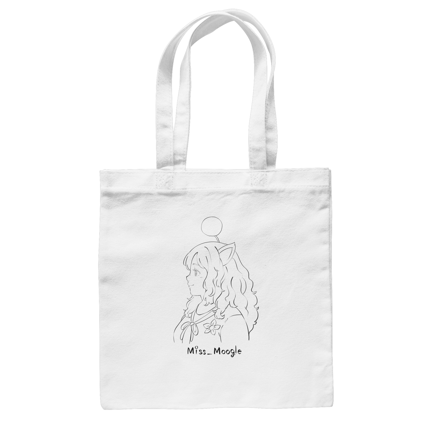 Miss_Moogle Logo Sign - Baumwolltasche