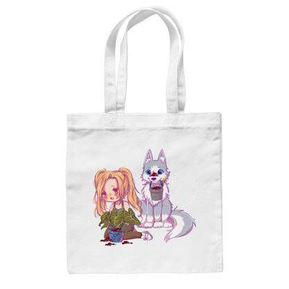 StaceyLucia Wolf Chibi - Baumwolltasche