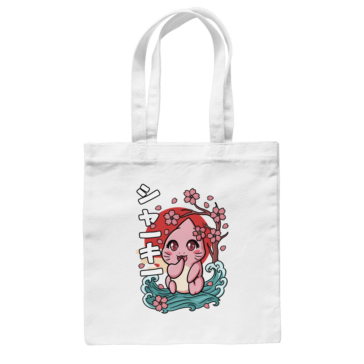 xMissSharkyx Kirschblüten - Baumwolltasche