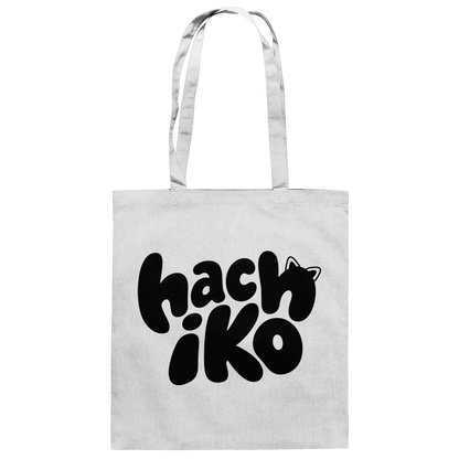Hachiko Logo 2 - Baumwolltasche
