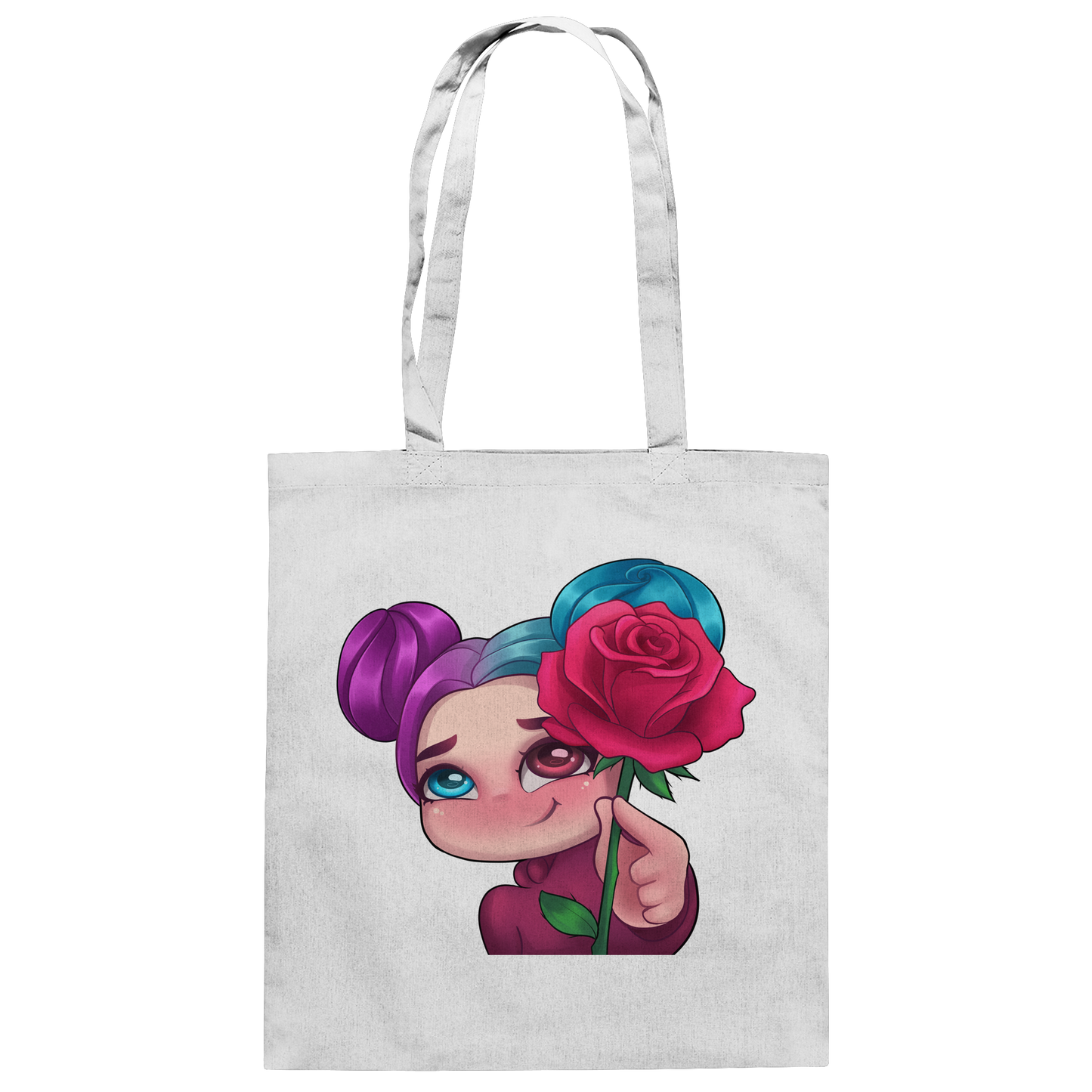 xLadyLikex Blume - Baumwolltasche