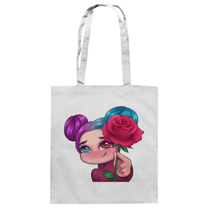 xLadyLikex Blume - Baumwolltasche