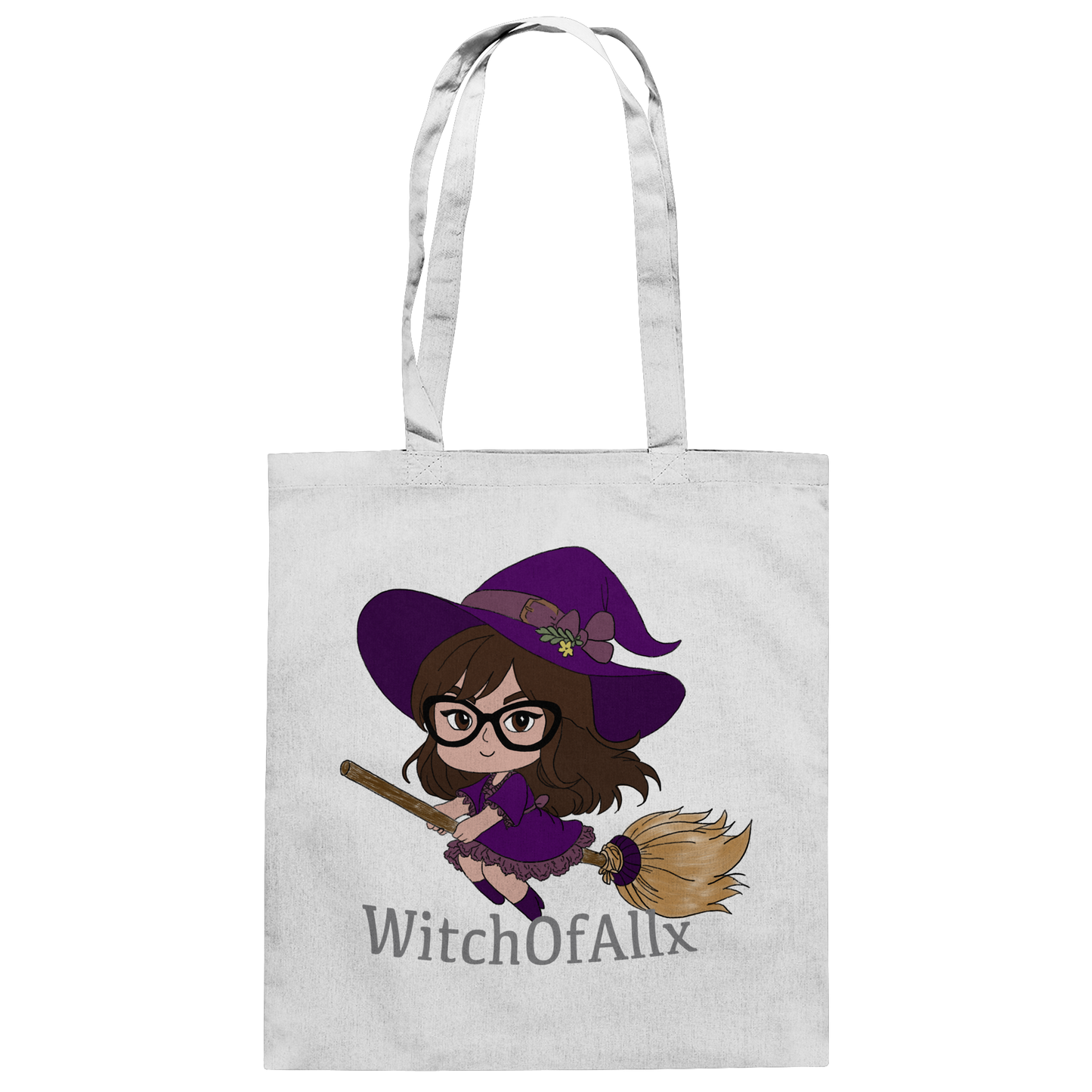 WitchOfAllx Besen - Baumwolltasche