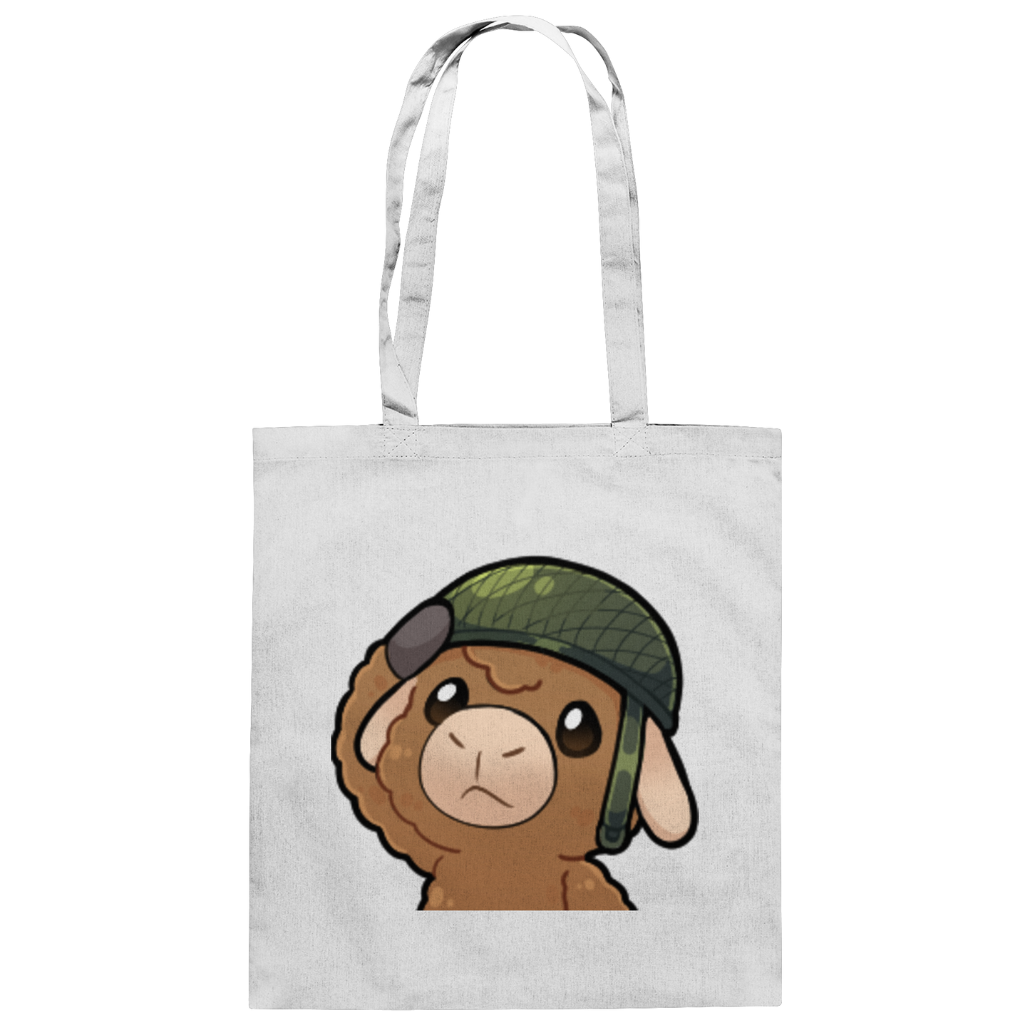 Flauschig Salute - Baumwolltasche