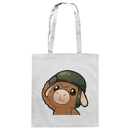 Flauschig Salute - Baumwolltasche