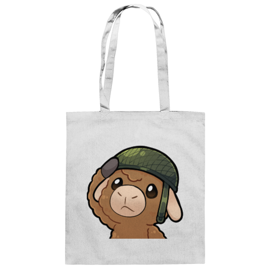 Flauschig Salute - Baumwolltasche