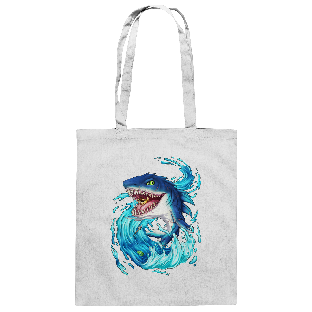 LupiArts Megalodon Hungering - Baumwolltasche