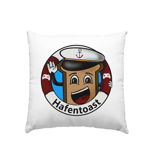 Hafentoast Logo - Kissen 40x40cm