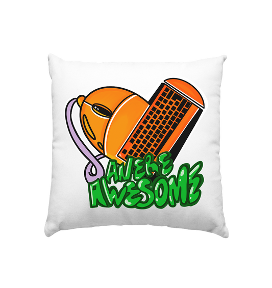 AnereAwesome Logo - Kissen 40x40cm