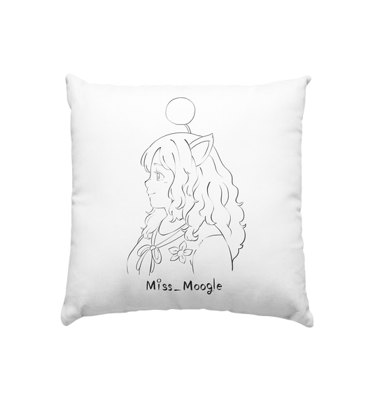 Miss_Moogle Logo Sign - Kissen 40x40cm