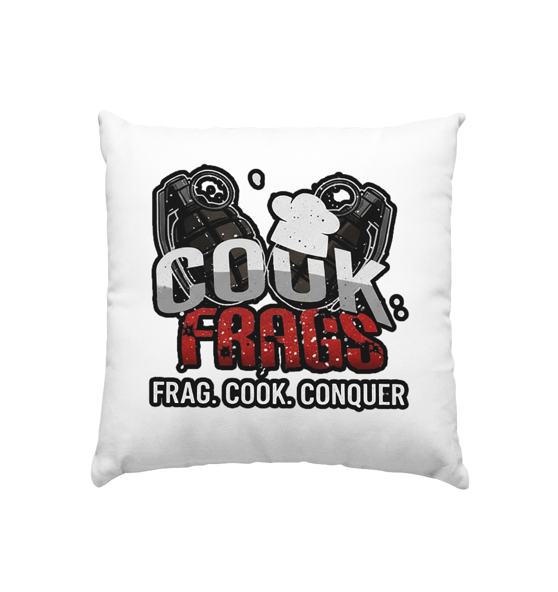 cookfrags Logo - Kissen 40x40cm