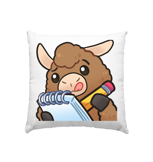 FlauschigTV Note - Kissen 40x40cm