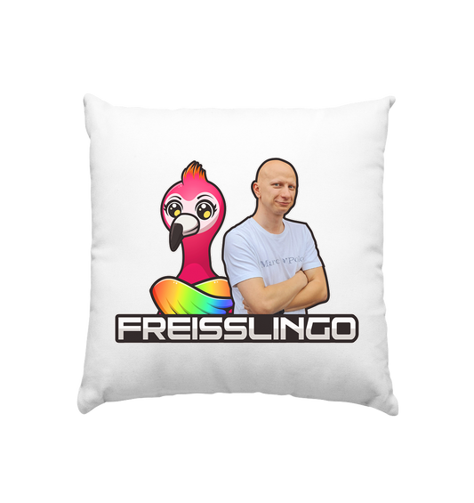 Freisslingo Logo - Kissen 40x40cm