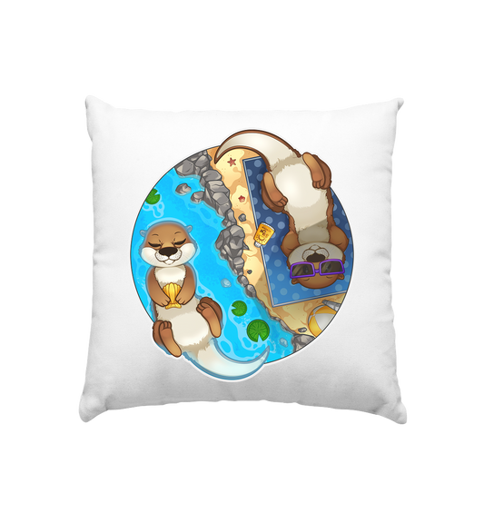 FeineKatze Otter - Kissen 40x40cm