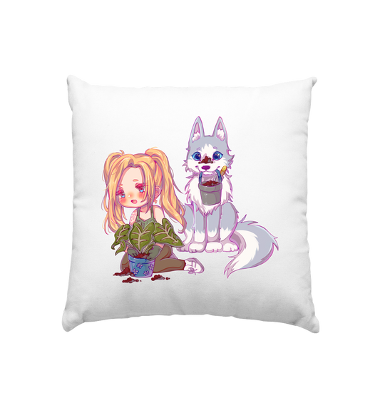 StaceyLucia Wolf Chibi - Kissen 40x40cm