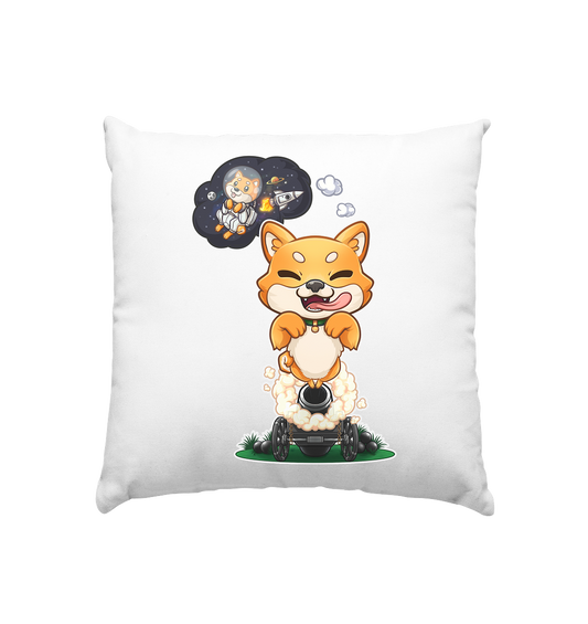 FeineKatze Shiba Astronaut - Kissen 40x40cm