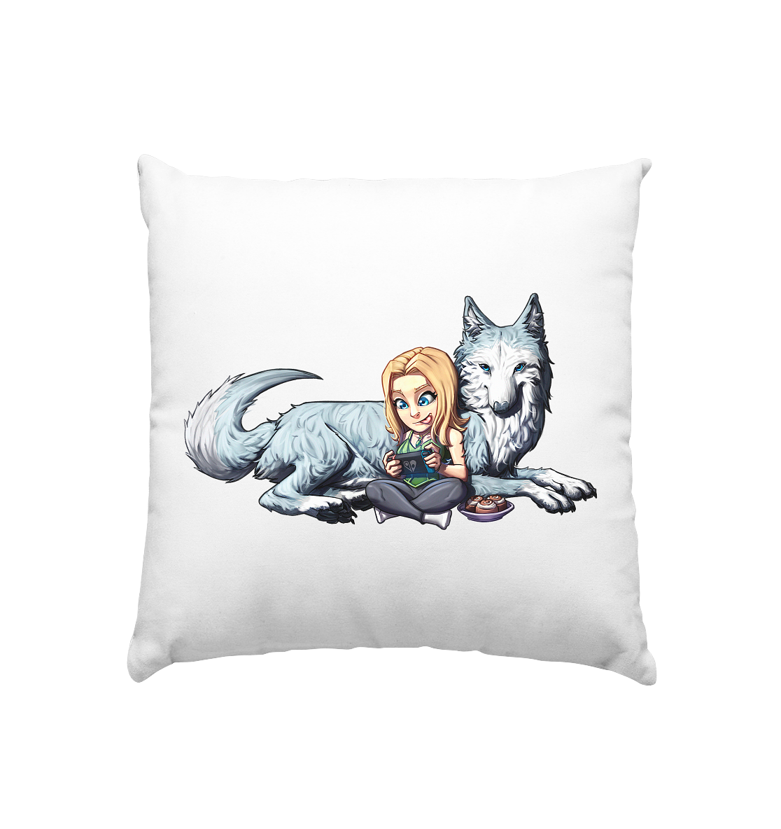 StaceyLucia Wolf - Kissen 40x40cm