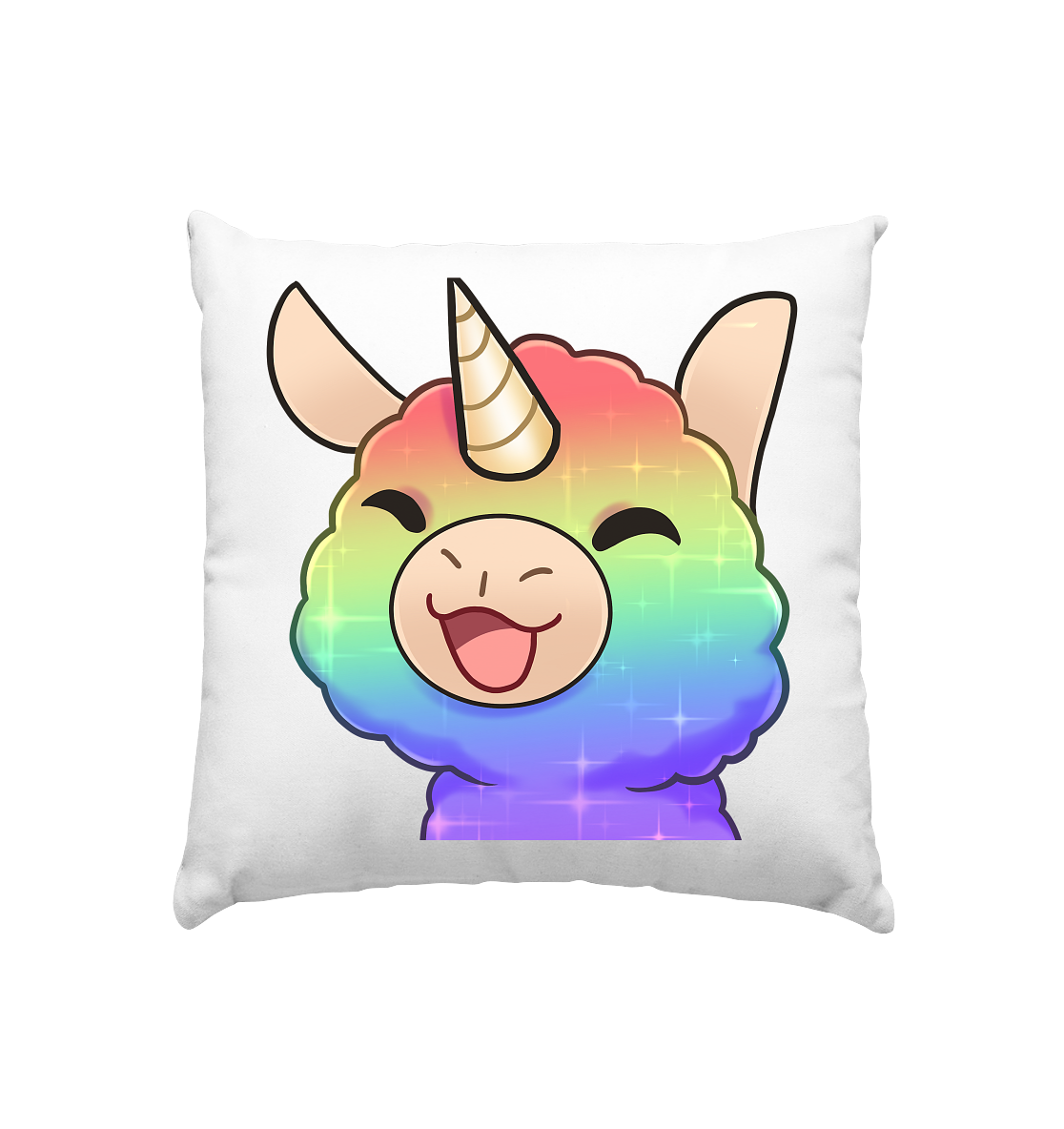 FlauschigTV Rainbow - Kissen 40x40cm