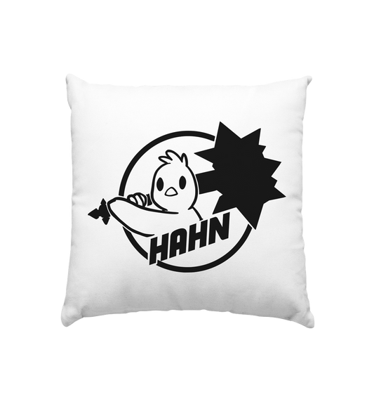 Hahnlogo - Kissen 40x40cm