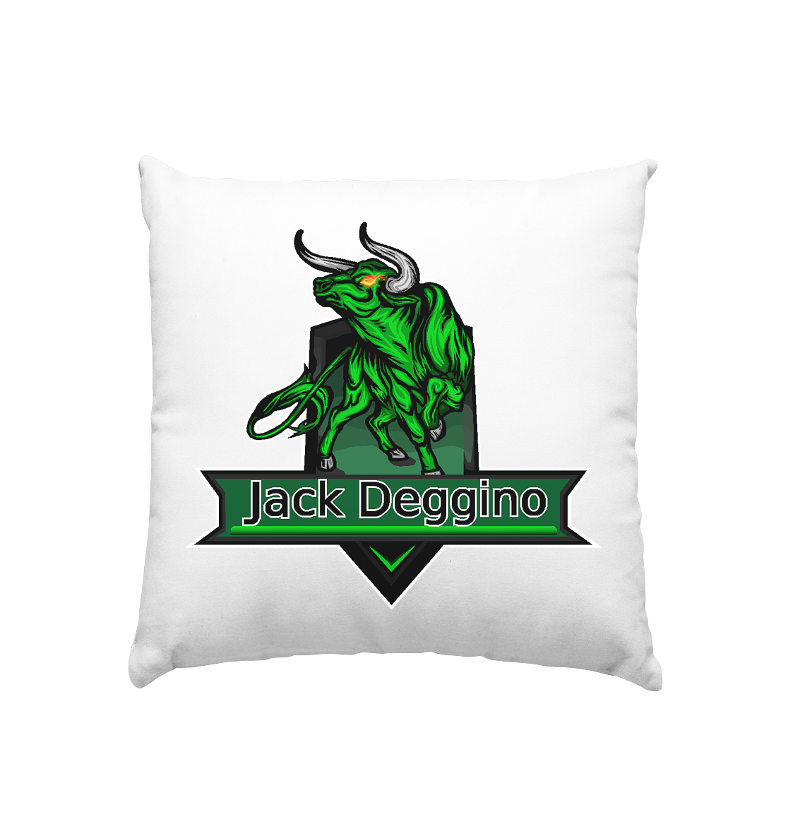 JackDeggino Logo - Kissen 40x40cm