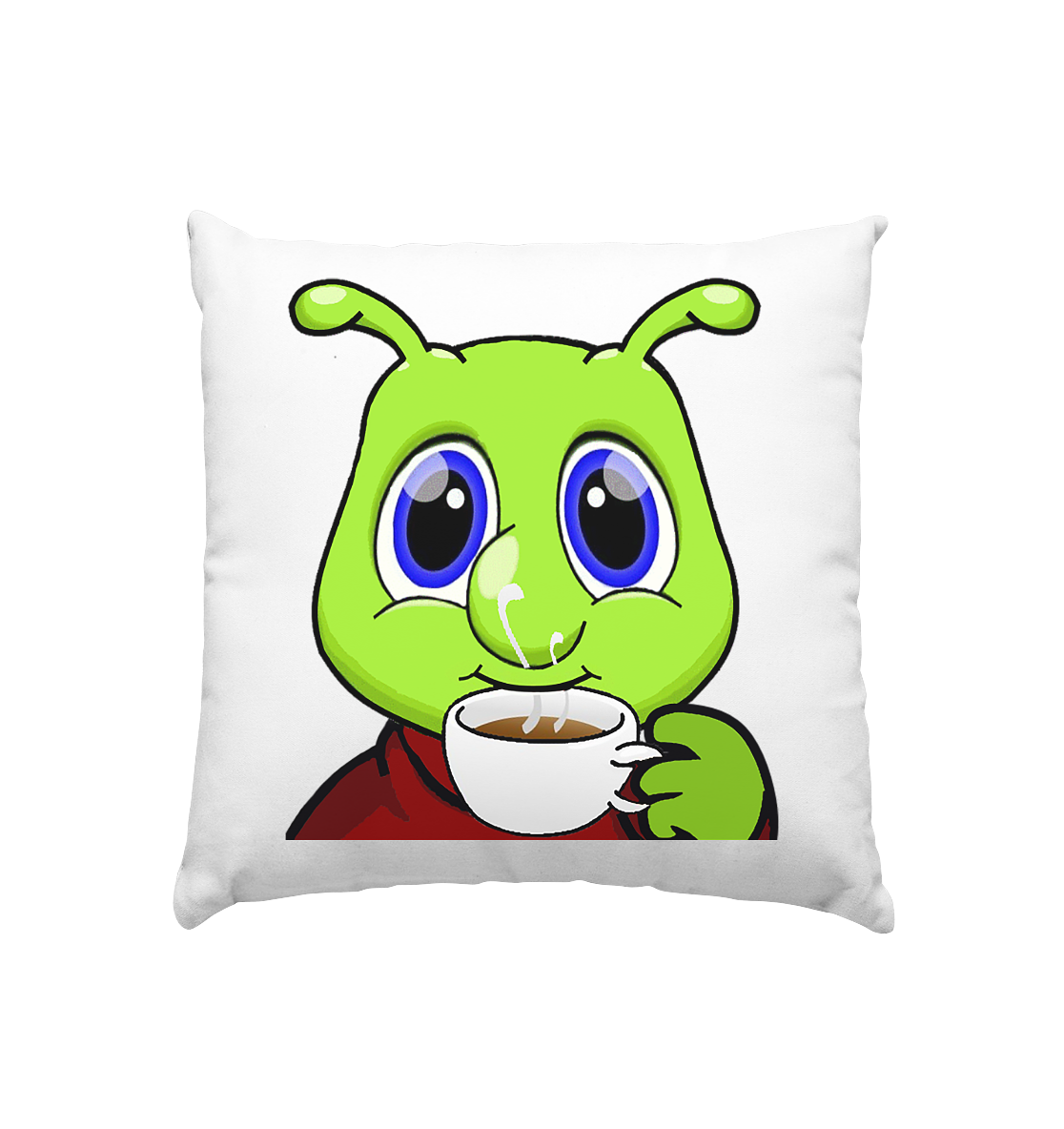 Raupi Coffee - Kissen 40x40cm