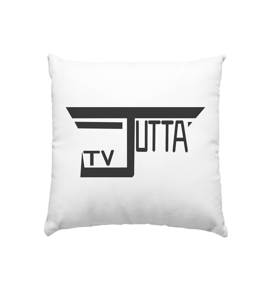 Jutta_tv Schriftzug - Kissen 40x40cm