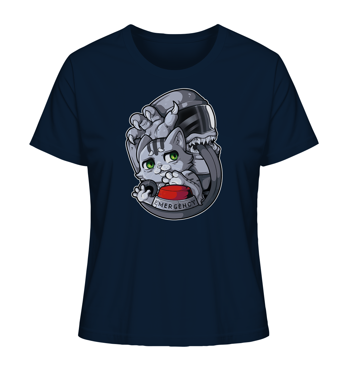 FeineKatze Among Kopf - Ladies Organic Shirt