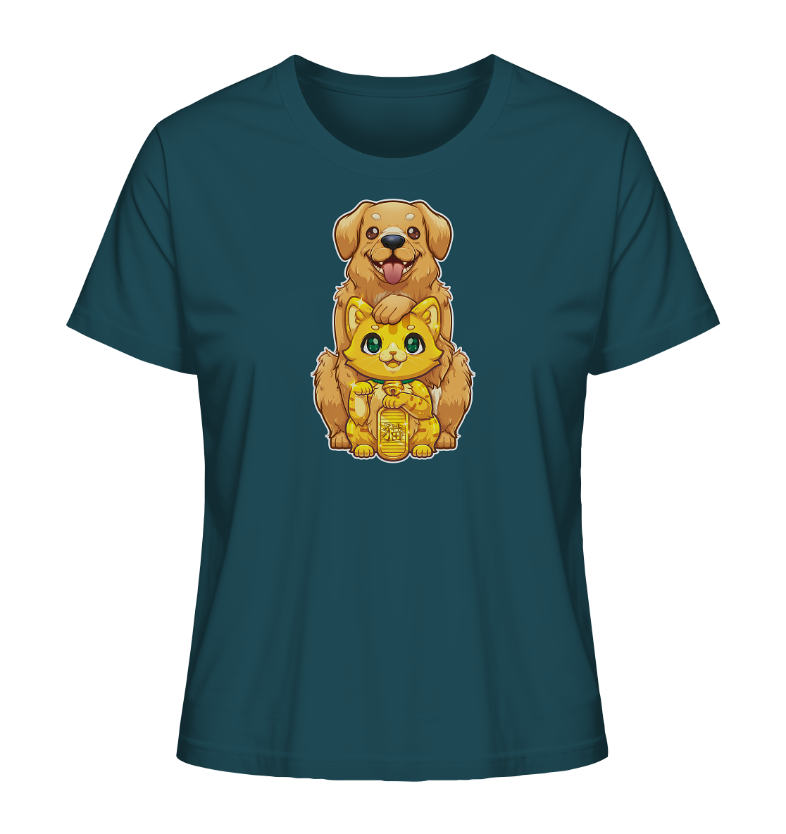 FeineKatze Goldig - Ladies Organic Shirt