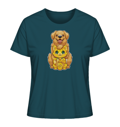 FeineKatze Goldig - Ladies Organic Shirt