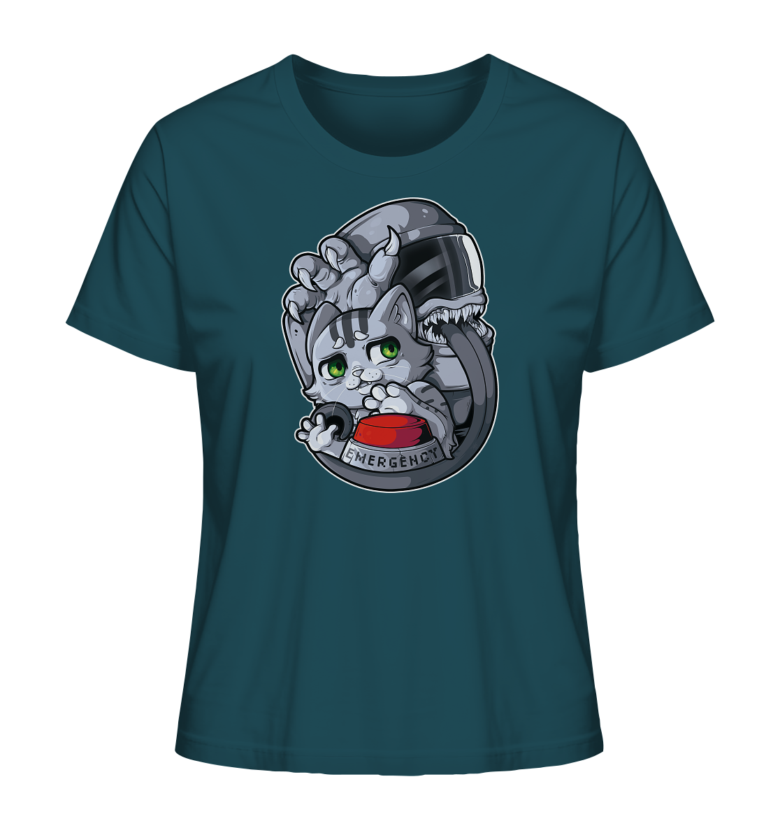 FeineKatze Among Kopf - Ladies Organic Shirt