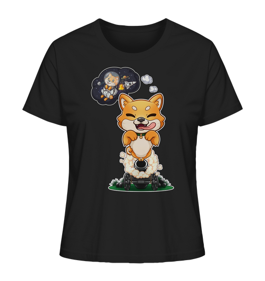 FeineKatze Shiba Astronaut - Ladies Organic Shirt