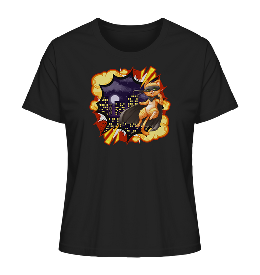 FeineKatze Hero Cat - Ladies Organic Shirt