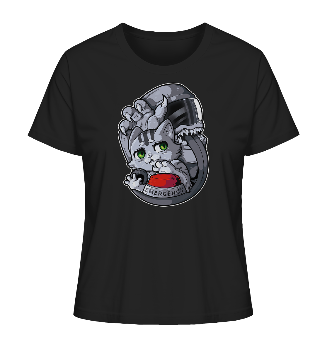 FeineKatze Among Kopf - Ladies Organic Shirt